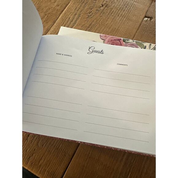 Be Our Guest Guest Sign in Book, New in box - Picture 3 of 3